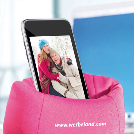 Werbemittel: Smartphone-Kissen - von Ihrem Partner bei werbeland®.